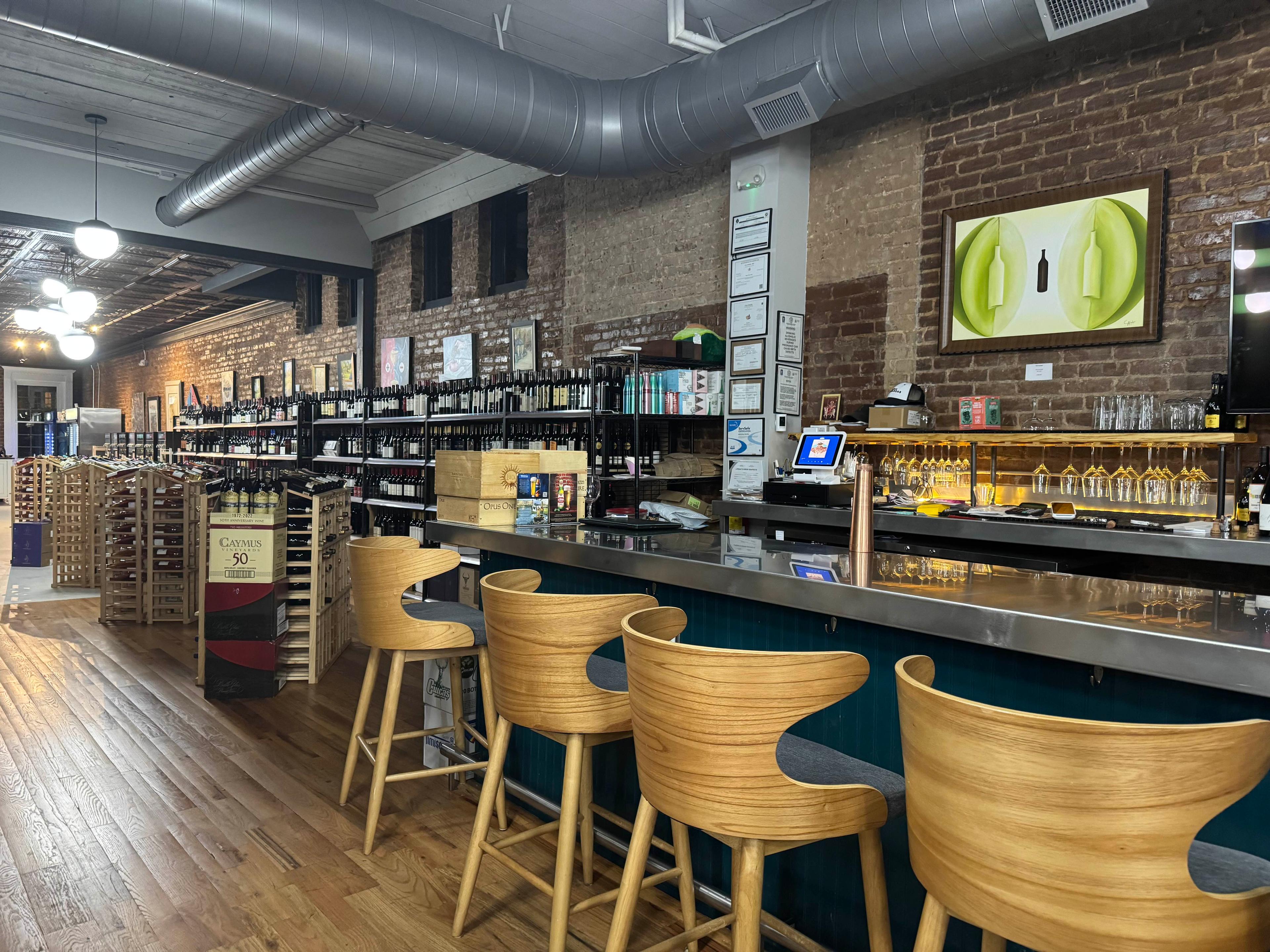 Niko's Wine Cellar Interior